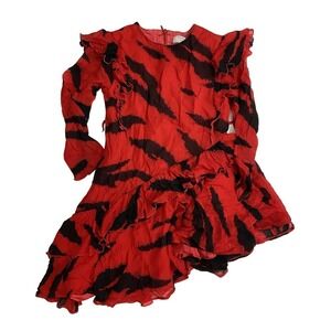 Philosphy di Lorenzo Serafini Girls dress size XS red and black holiday